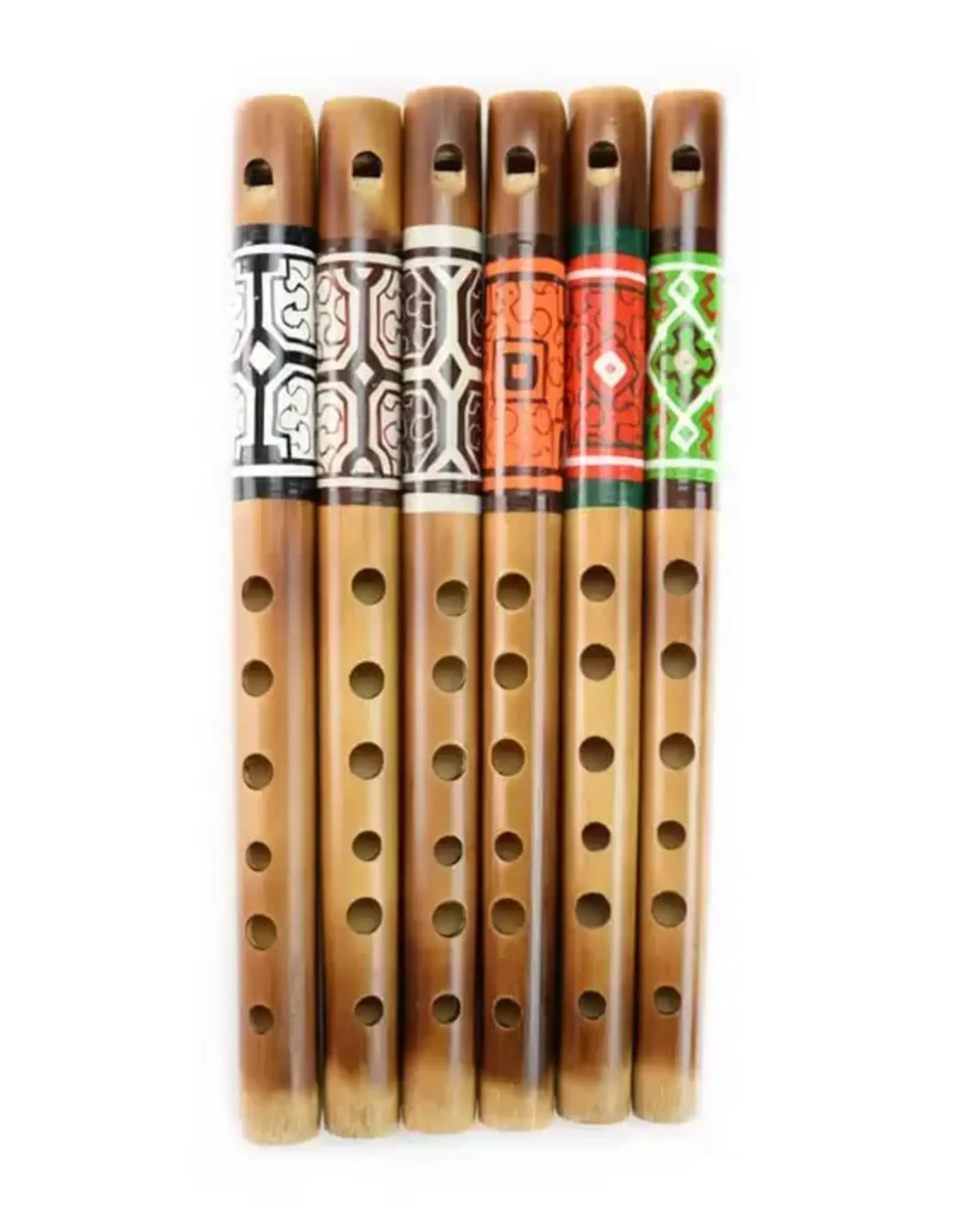 Minga Fair Trade Shipibo Flute - Assorted