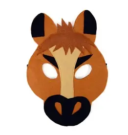 Minga Fair Trade Horse Felt Play Mask