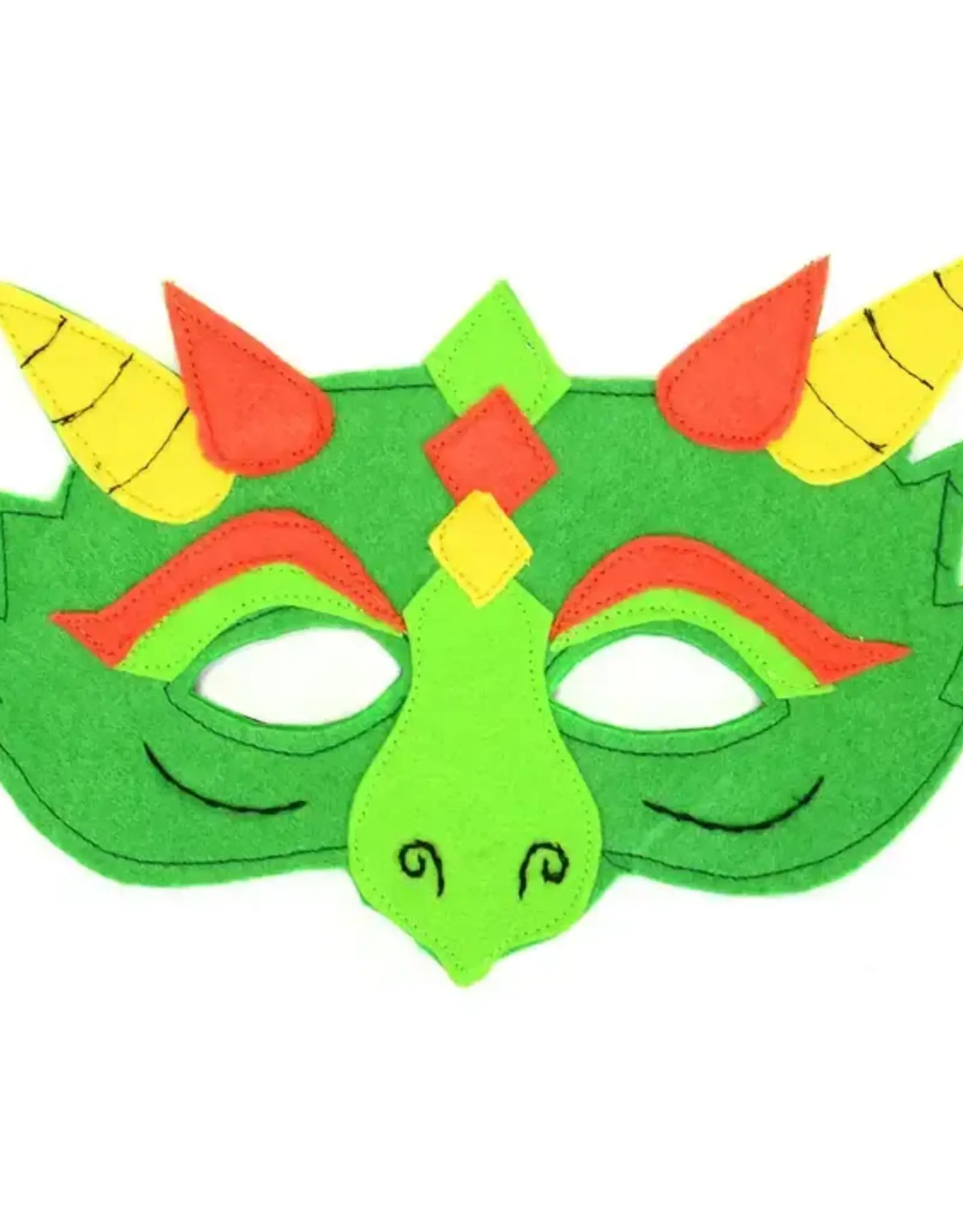 Minga Fair Trade Dragon Felt Play Mask