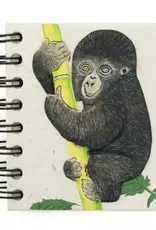 Minga Fair Trade Small Notebook - Baby Gorilla