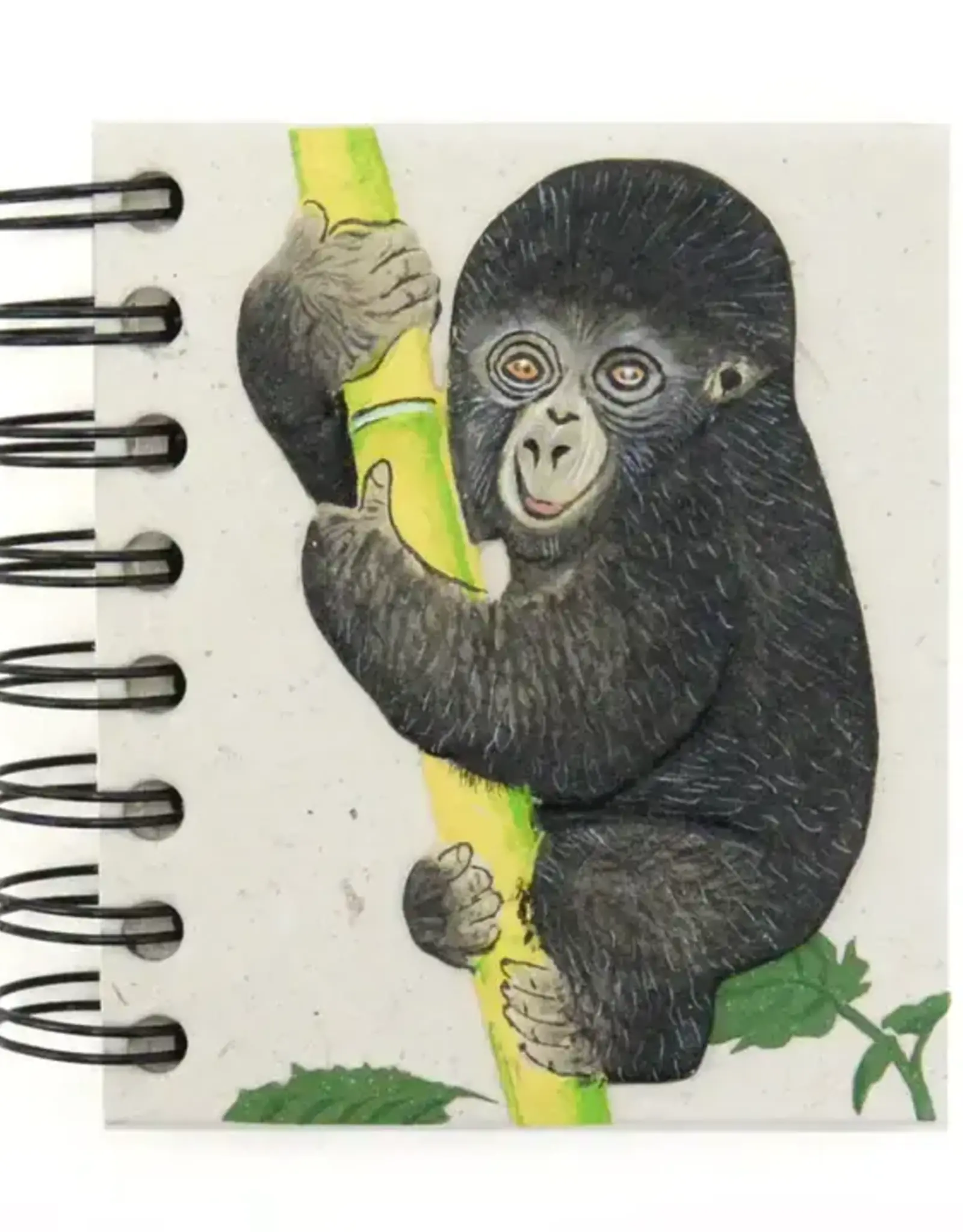 Minga Fair Trade Small Notebook - Baby Gorilla