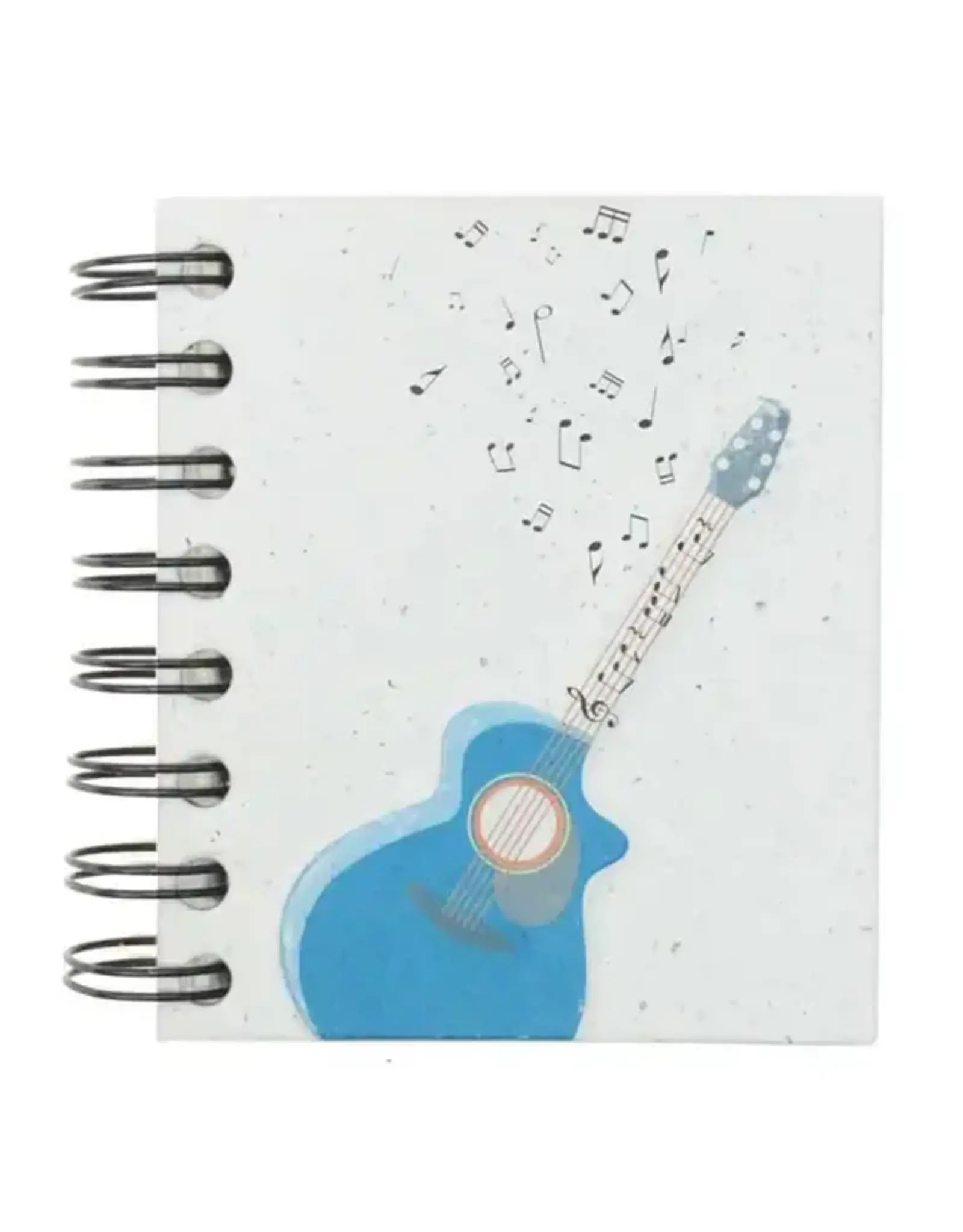 Minga Fair Trade Small Notebook - Guitar