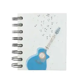 Minga Fair Trade Small Notebook - Guitar