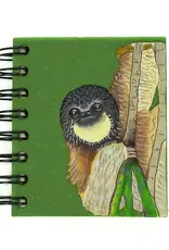 Minga Fair Trade Small Notebook - Three-Toed Sloth Dark Green