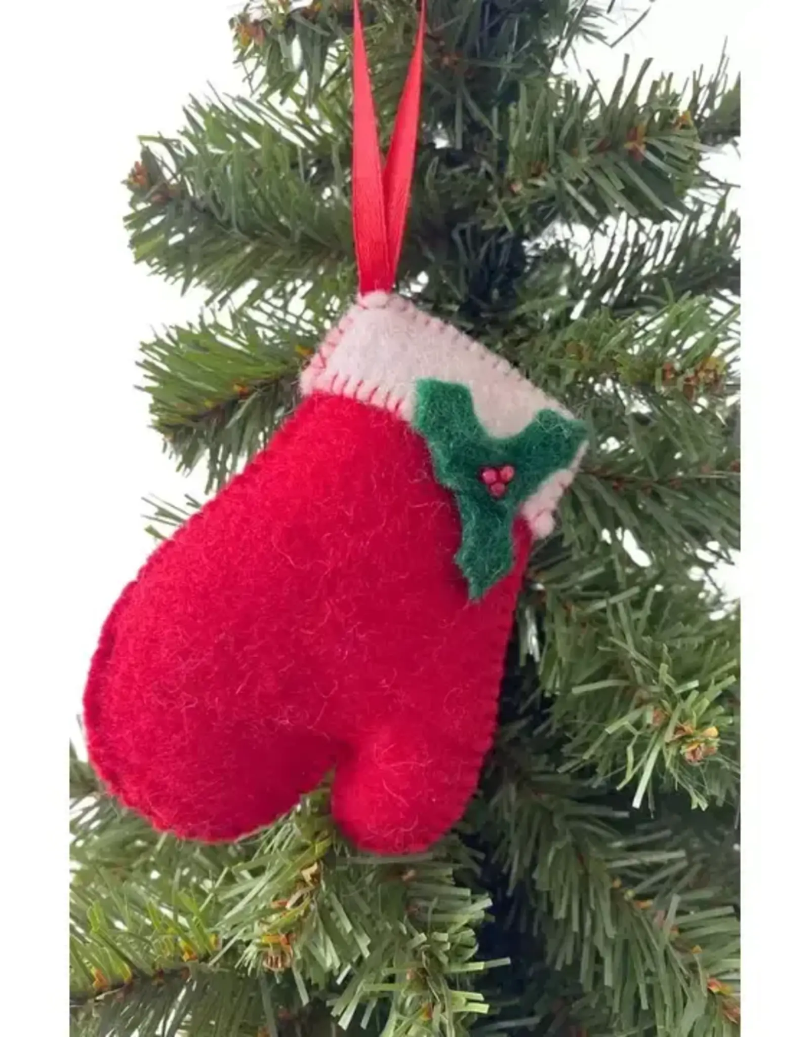 Ganesh Himal Felt Mitten Ornament