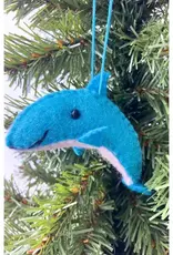Ganesh Himal Dolphin Felt Ornament