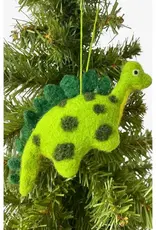 Ganesh Himal Green Stegosaurus Ornament