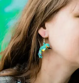 Lucia's Imports Hummingbird Earrings - Beaded