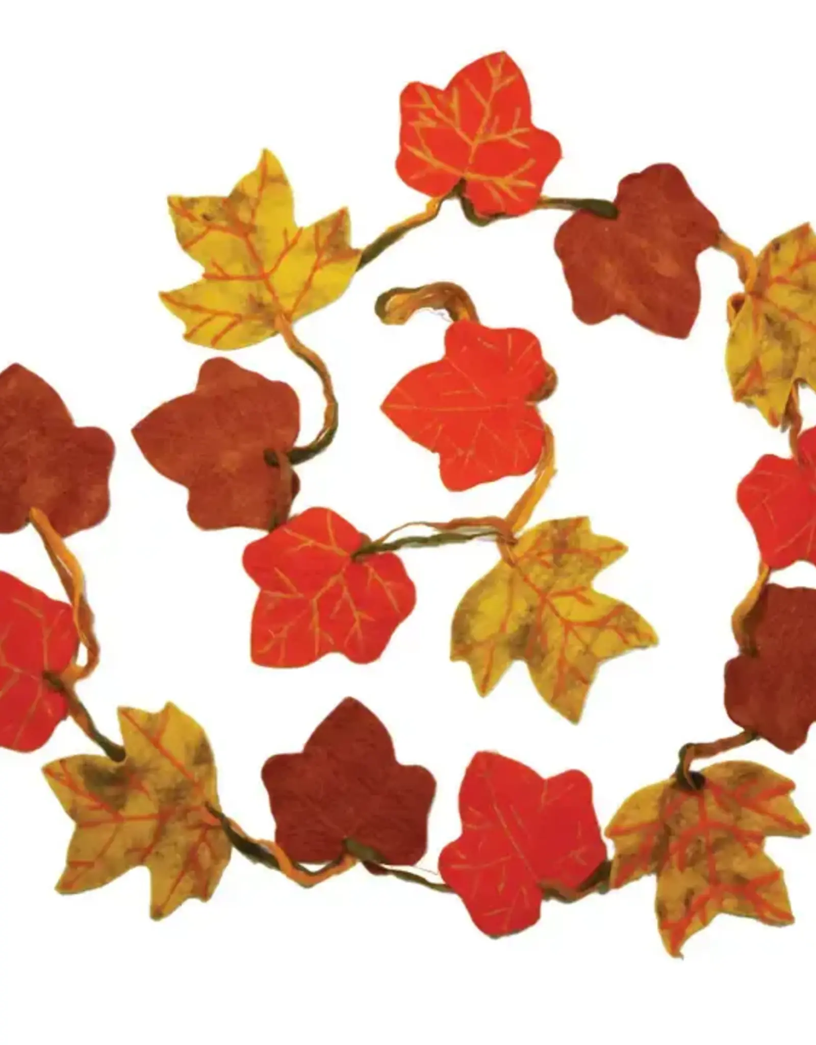 dZi Handmade Autumn Leaves Garland (108" L)