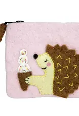 dZi Handmade Hungry Hedgehog Coin Purse