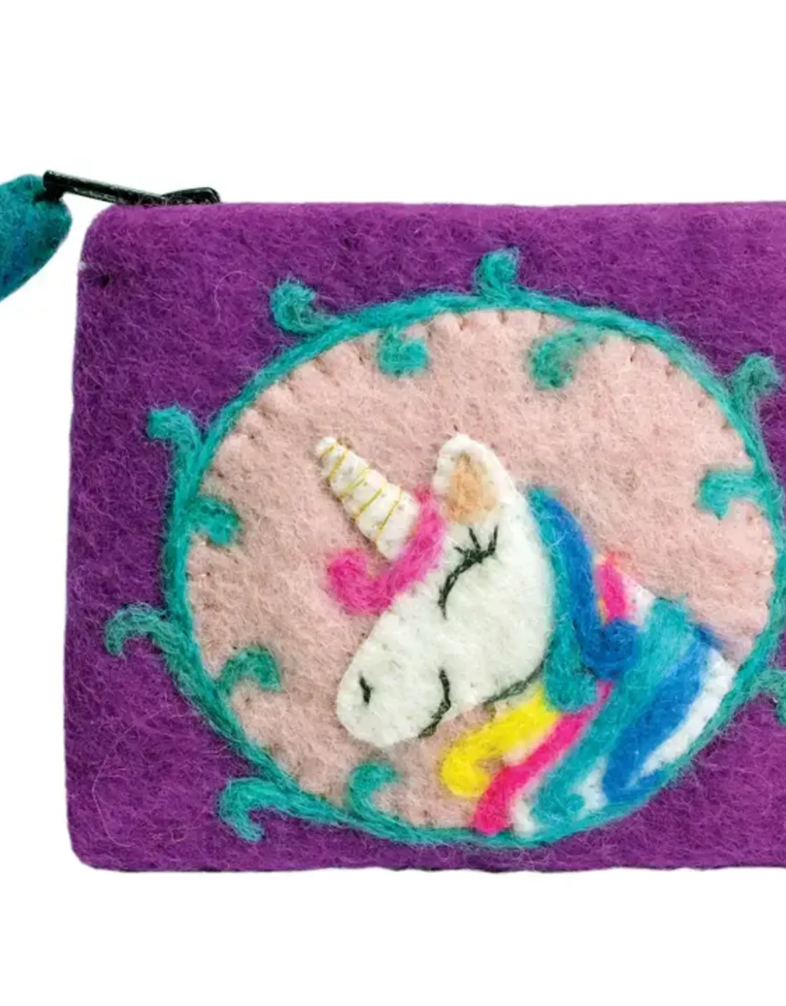 dZi Handmade Unicorn  Coin Purse