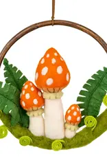 dZi Handmade Orange Bonnet Forest Ring