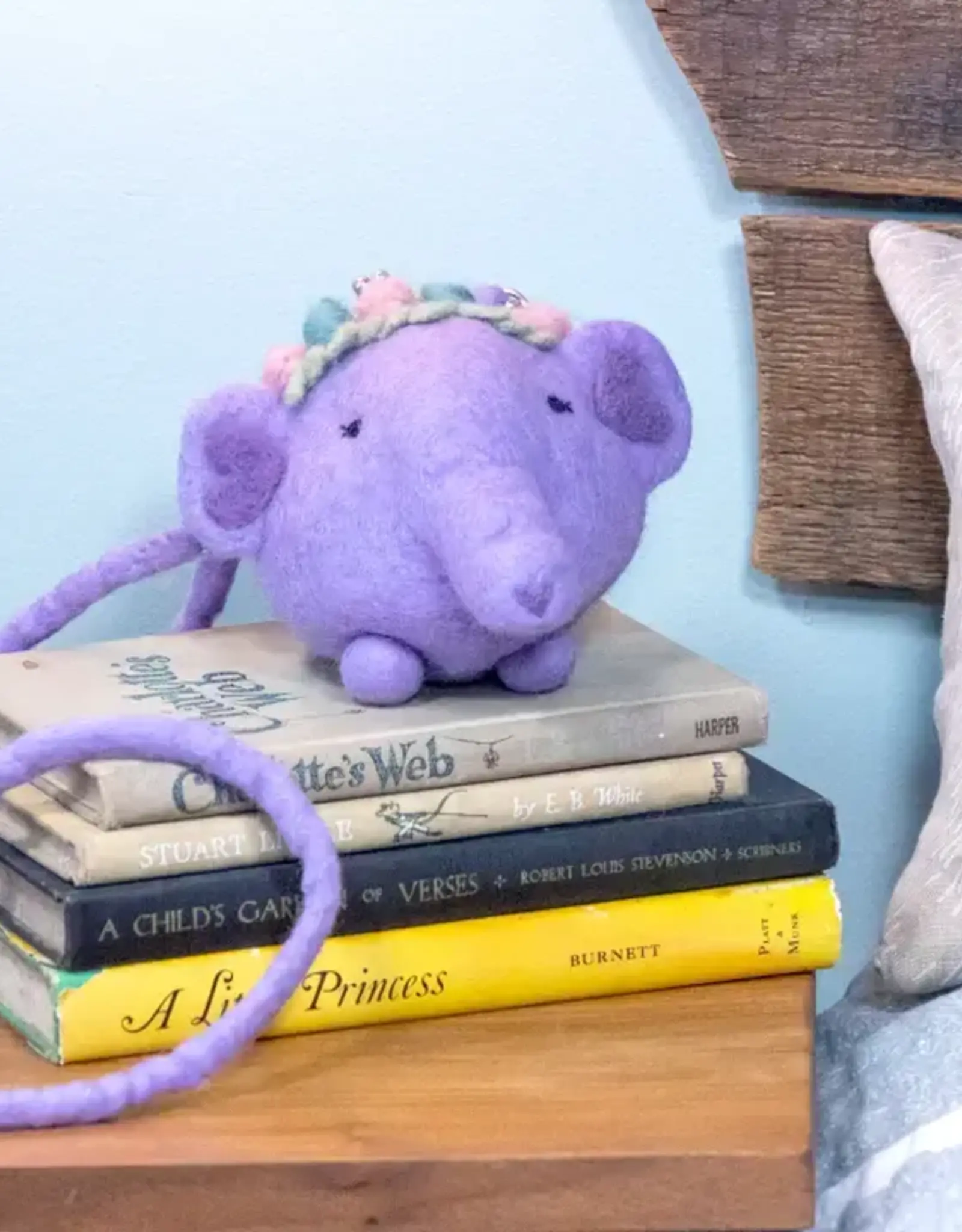 dZi Handmade Emma Elephant Critter Clutch