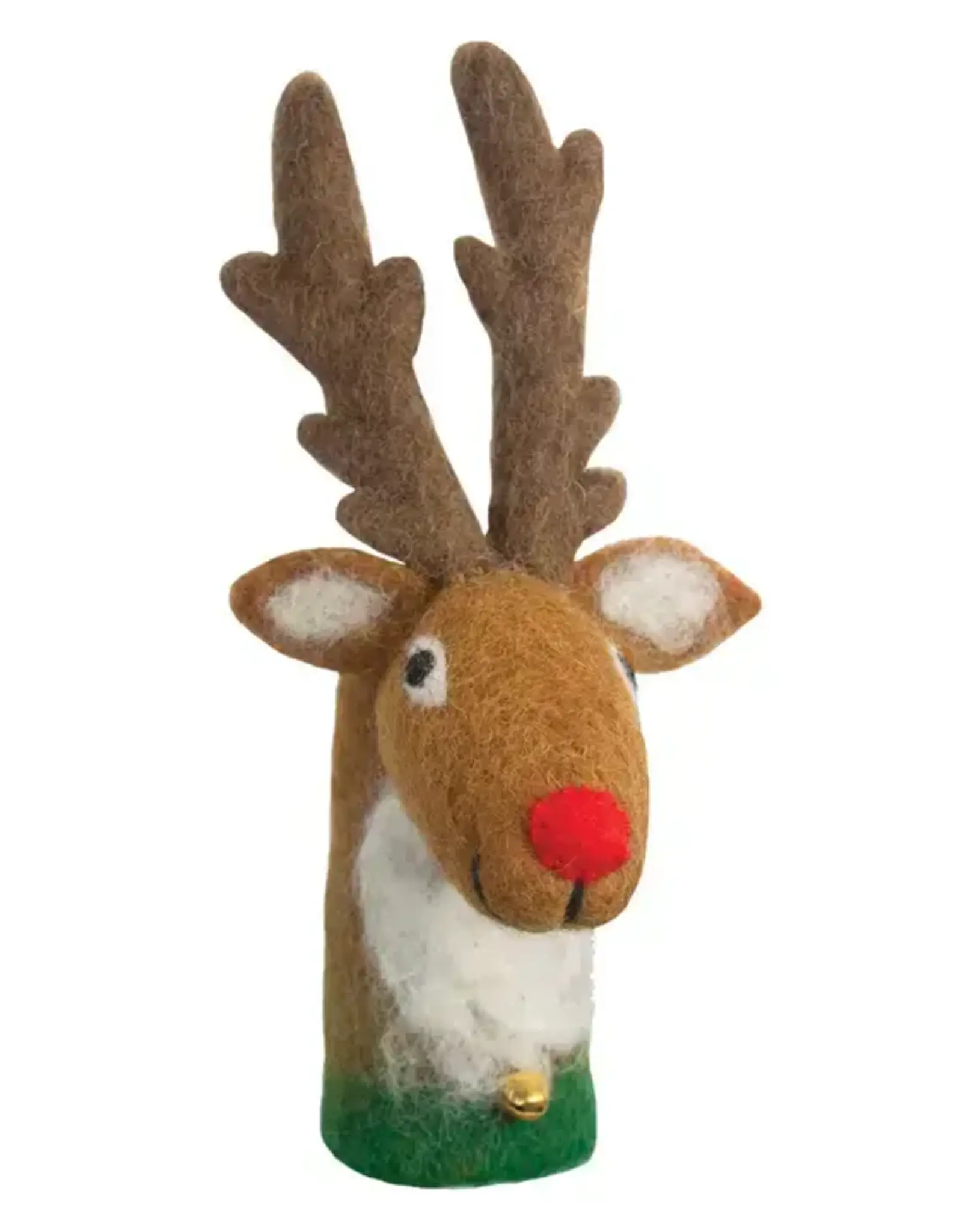 dZi Handmade Reindeer Bottle Topper