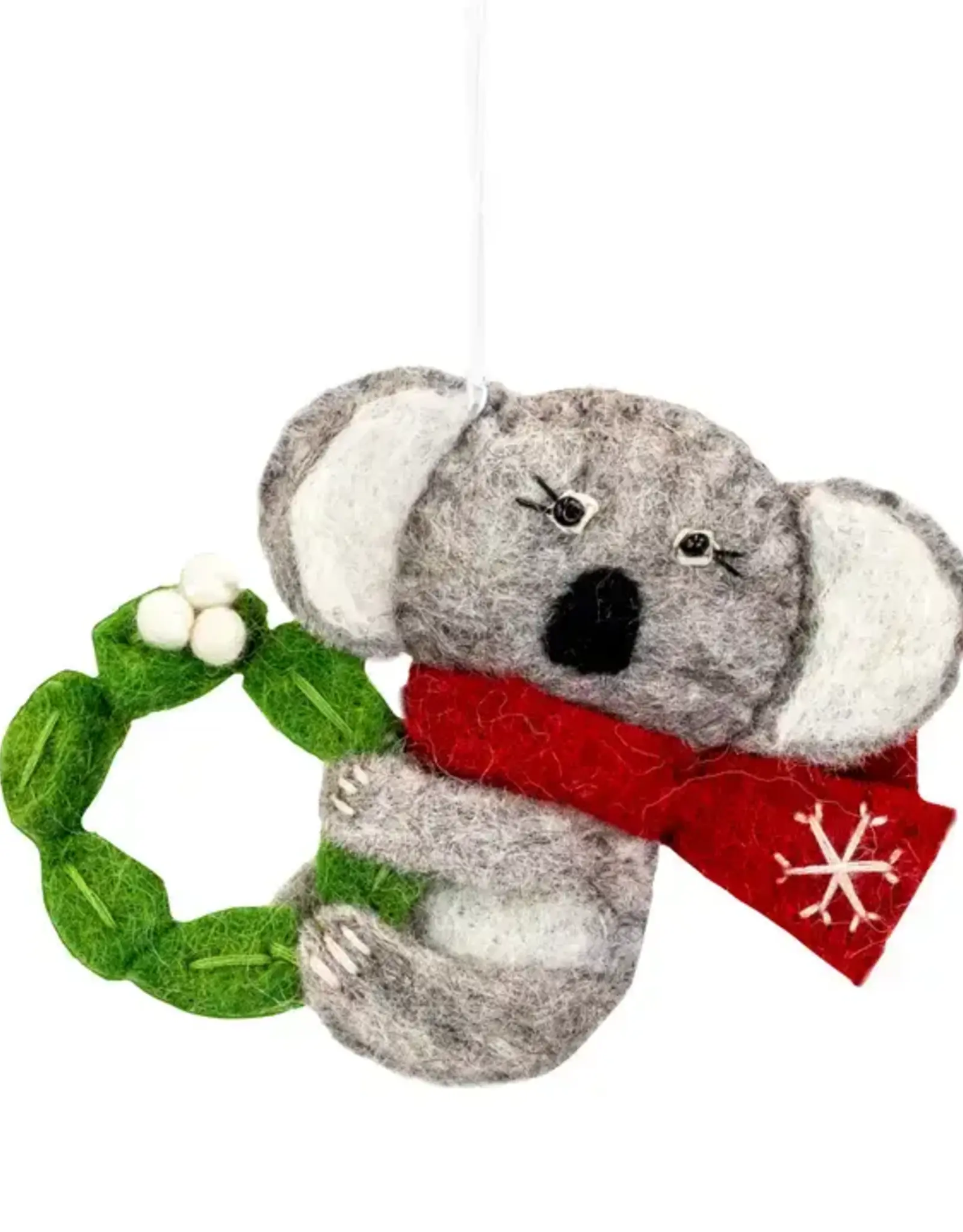 dZi Handmade Snowflake Koala Ornament