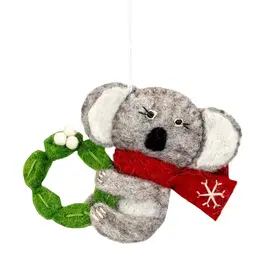 dZi Handmade Snowflake Koala Ornament