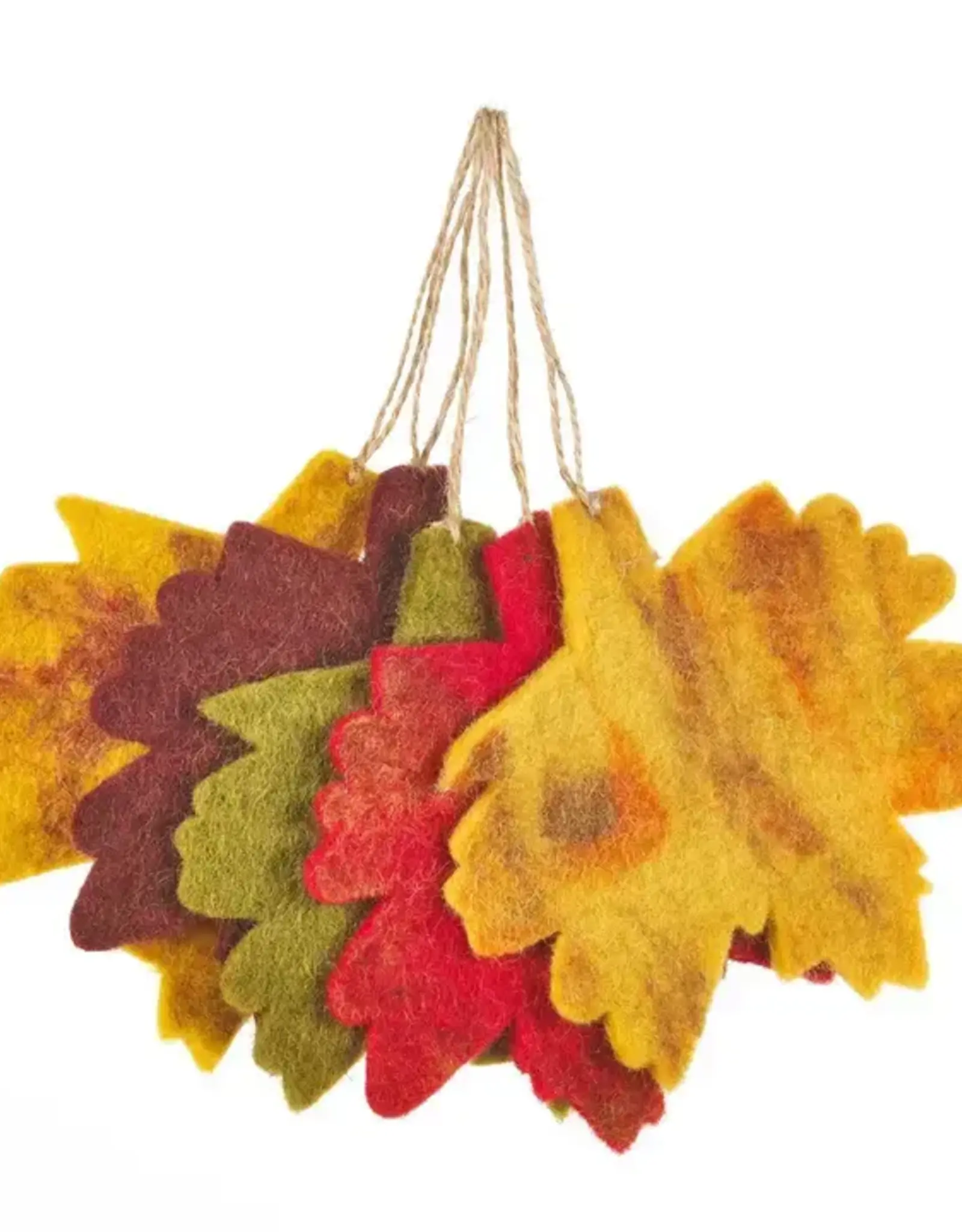 Felt So Good Felt Hanging  Autumnal Leaves