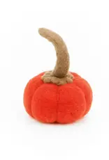 dZi Handmade Felt Pumpkin - Bright Orange