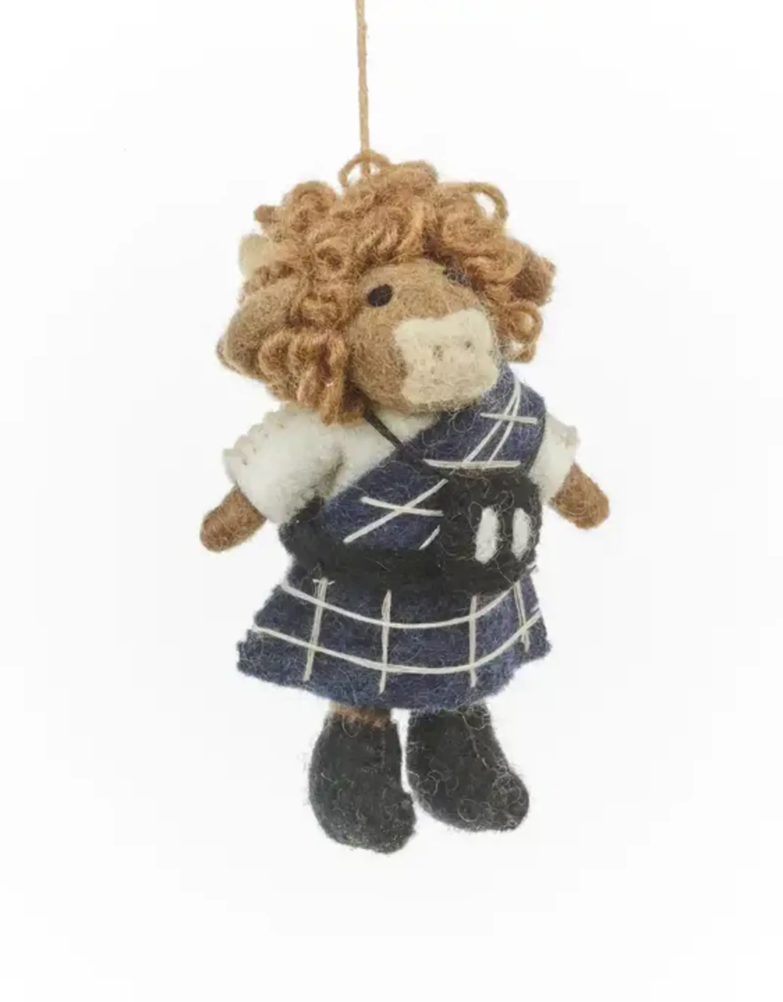 Felt So Good Haggis the Highland Cow Ornament