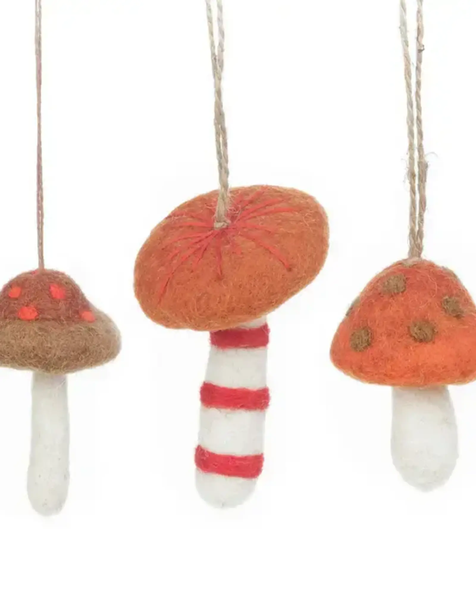 Felt So Good Wild Foraged Mushroom Ornament - Assorted