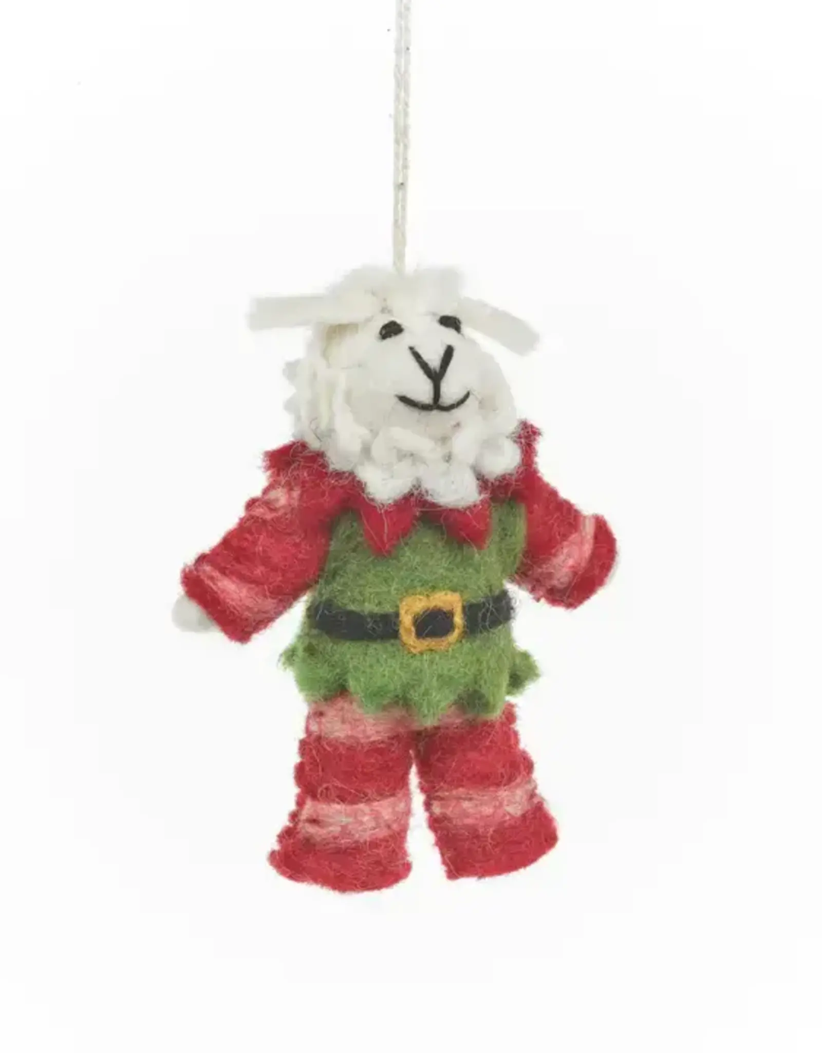 Felt So Good Elfie Sheep Ornament