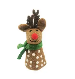 Felt So Good Bright Christmas Rudolph Topper