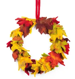 Felt So Good Autumn Felt Wreath