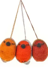 Felt So Good Winter Robin Ornament - Assorted