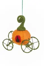 Felt So Good Fairytale Pumpkin Carriage Ornament