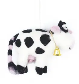 Felt So Good Daisy the Cow Ornament