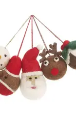 Felt So Good Brown Pudding Christmas Bauble
