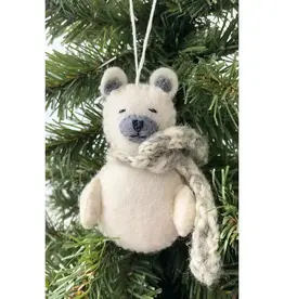 Ganesh Himal Felt Bear Ornament