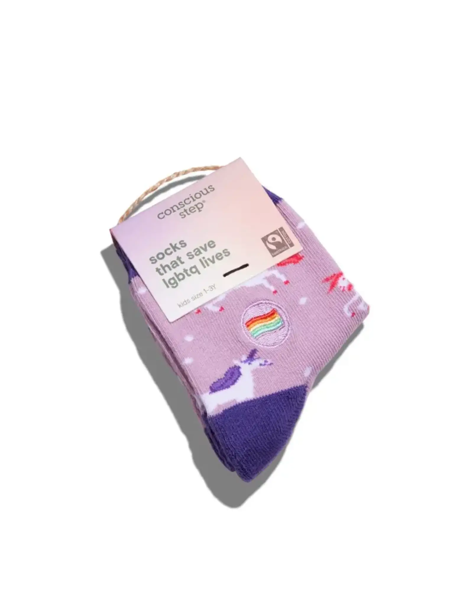 Conscious Step Kids Socks that Save LGBTQ Lives (Unicorn)