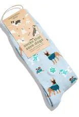 Conscious Step Socks that Save Dogs (Blue)