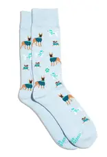 Conscious Step Socks that Save Dogs (Blue)