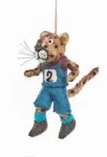 Felt So Good Running Cheetah Ornament