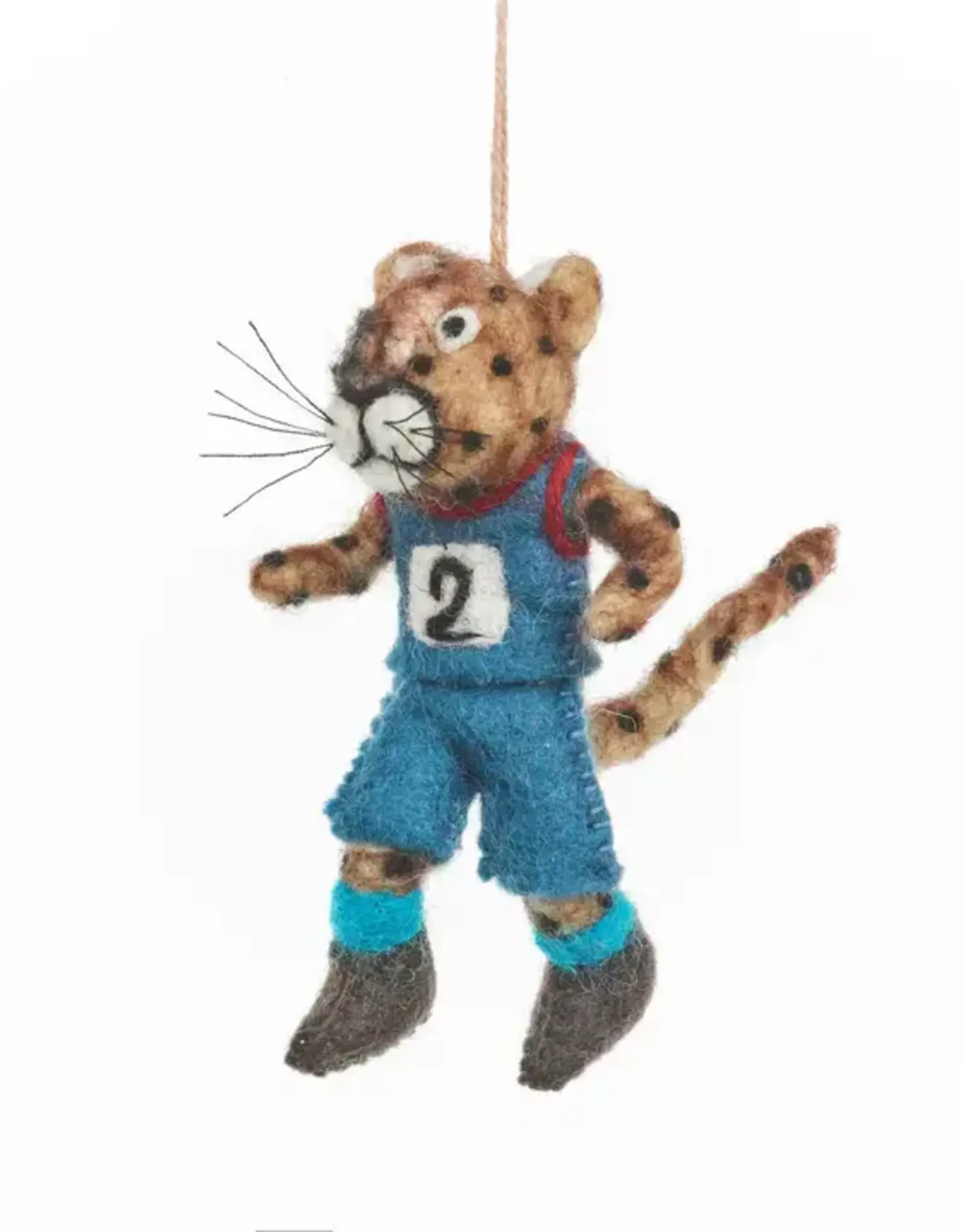 Felt So Good Running Cheetah Ornament