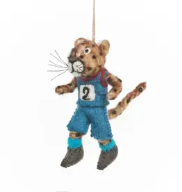 Felt So Good Running Cheetah Ornament
