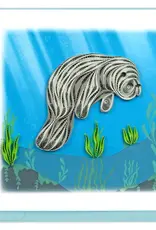 Quilling Card Quilled Manatee Greeting Card