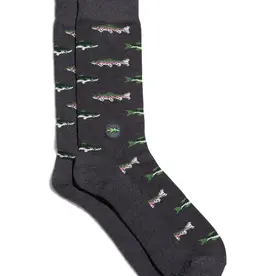 Conscious Step Socks that Protect National Parks (Gray Fish)
