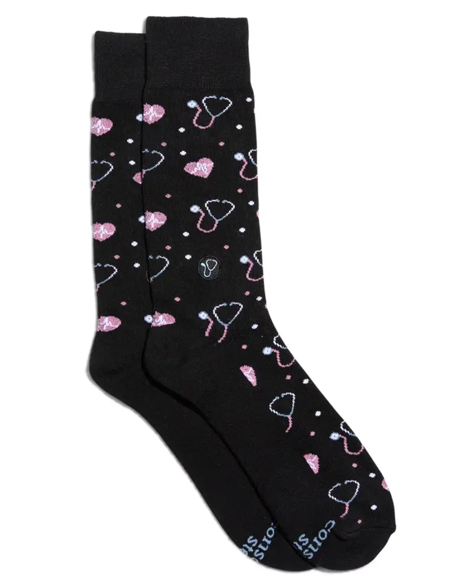 Conscious Step Socks that Fight Childhood Cancer (Stethoscopes)