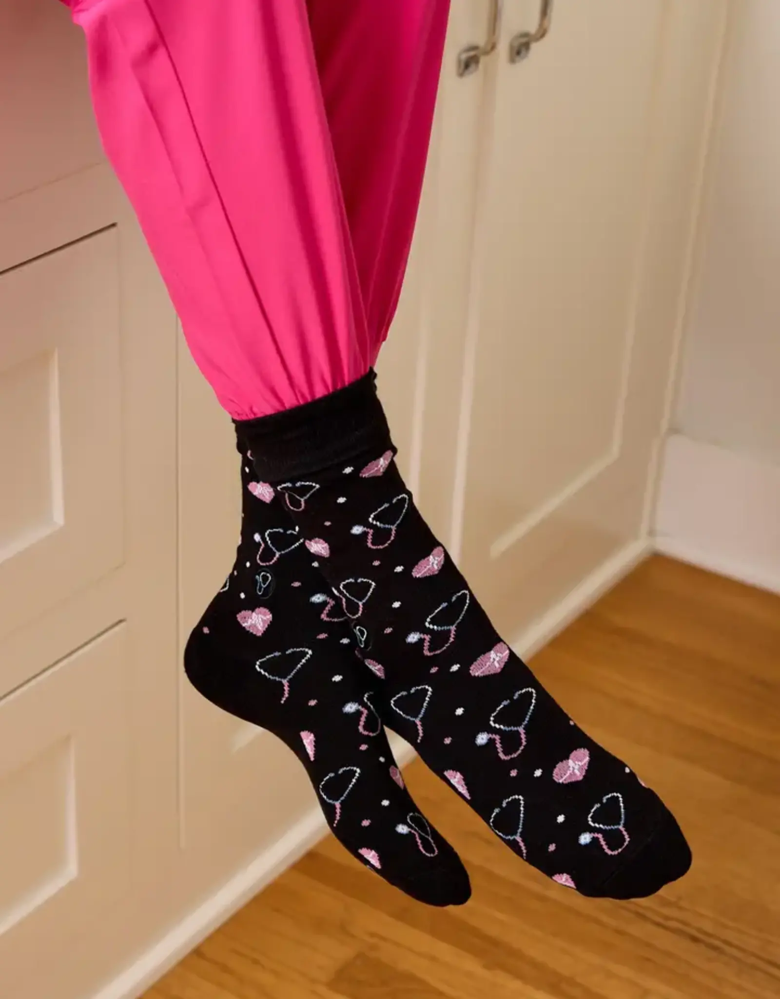 Conscious Step Socks that Fight Childhood Cancer (Stethoscopes)