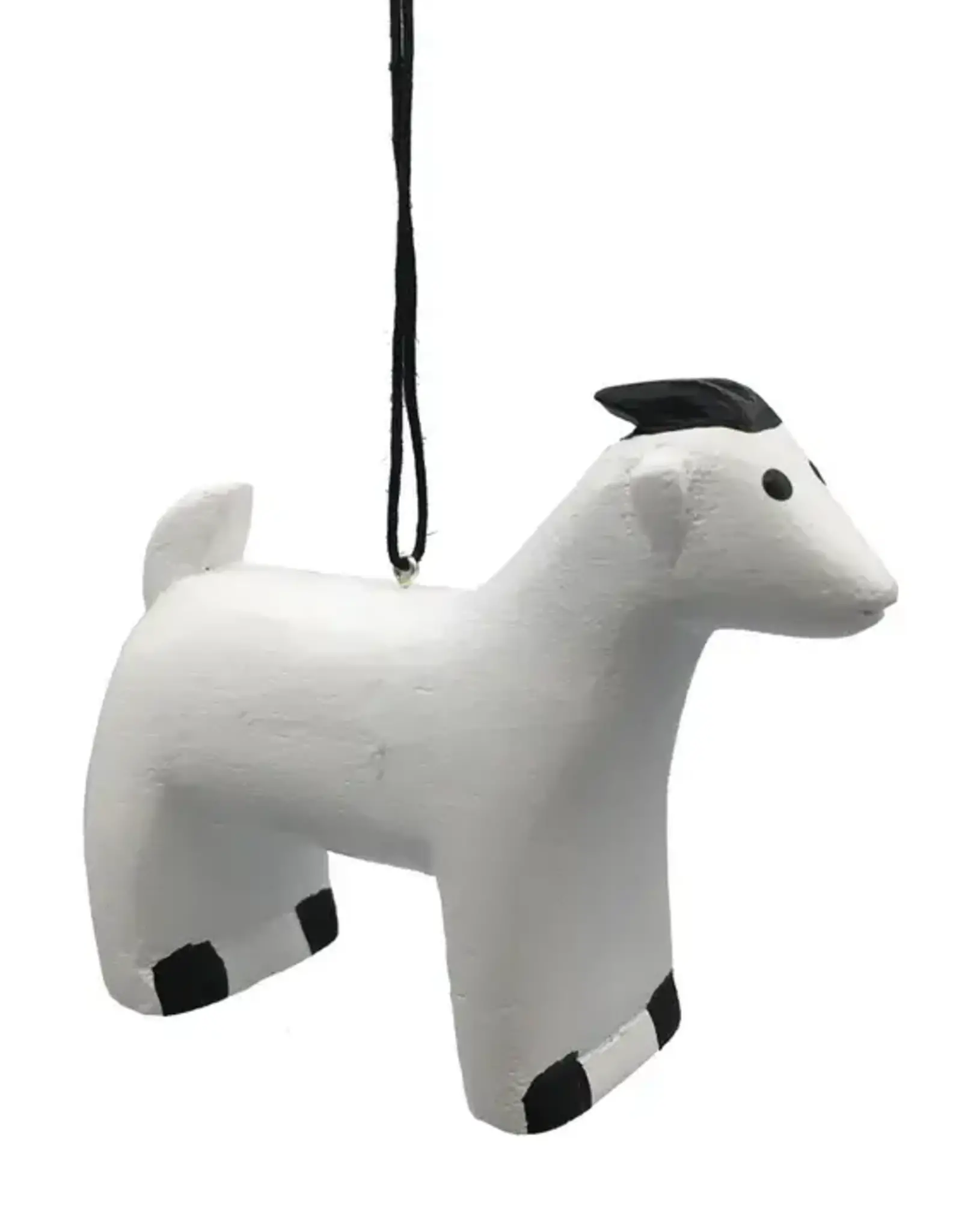 Women of the Cloud Forest Goat Balsa Ornament