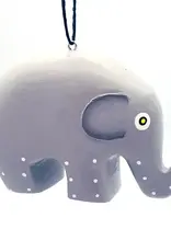 Women of the Cloud Forest Grey Elephant Balsa Ornament