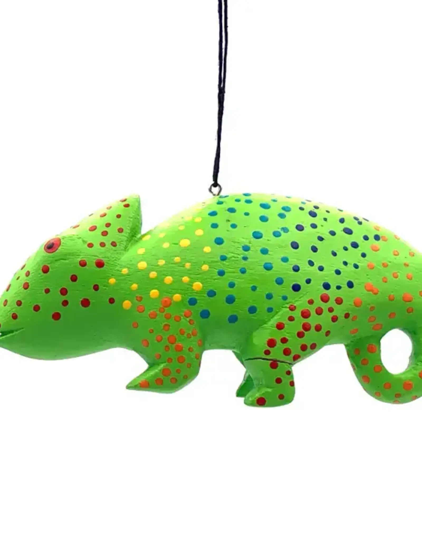 Women of the Cloud Forest Chameleon Balsa Ornament