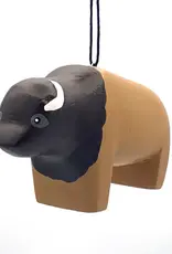 Women of the Cloud Forest Bison Balsa Ornament