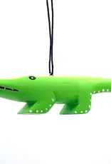 Women of the Cloud Forest Alligator Balsa Ornament