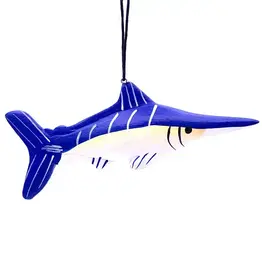 Women of the Cloud Forest Blue Marlin Balsa Ornament
