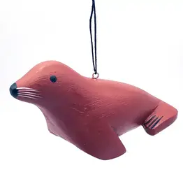 Women of the Cloud Forest California Sea Lion Balsa Ornament