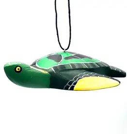 Women of the Cloud Forest Pacific Sea Turtle Balsa Ornament